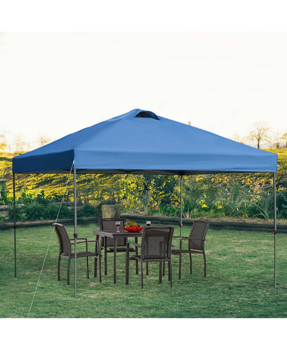 Streamdale Furniture 10' Pop Up Canopy with Adjustable Height, Vents & Carry Bag