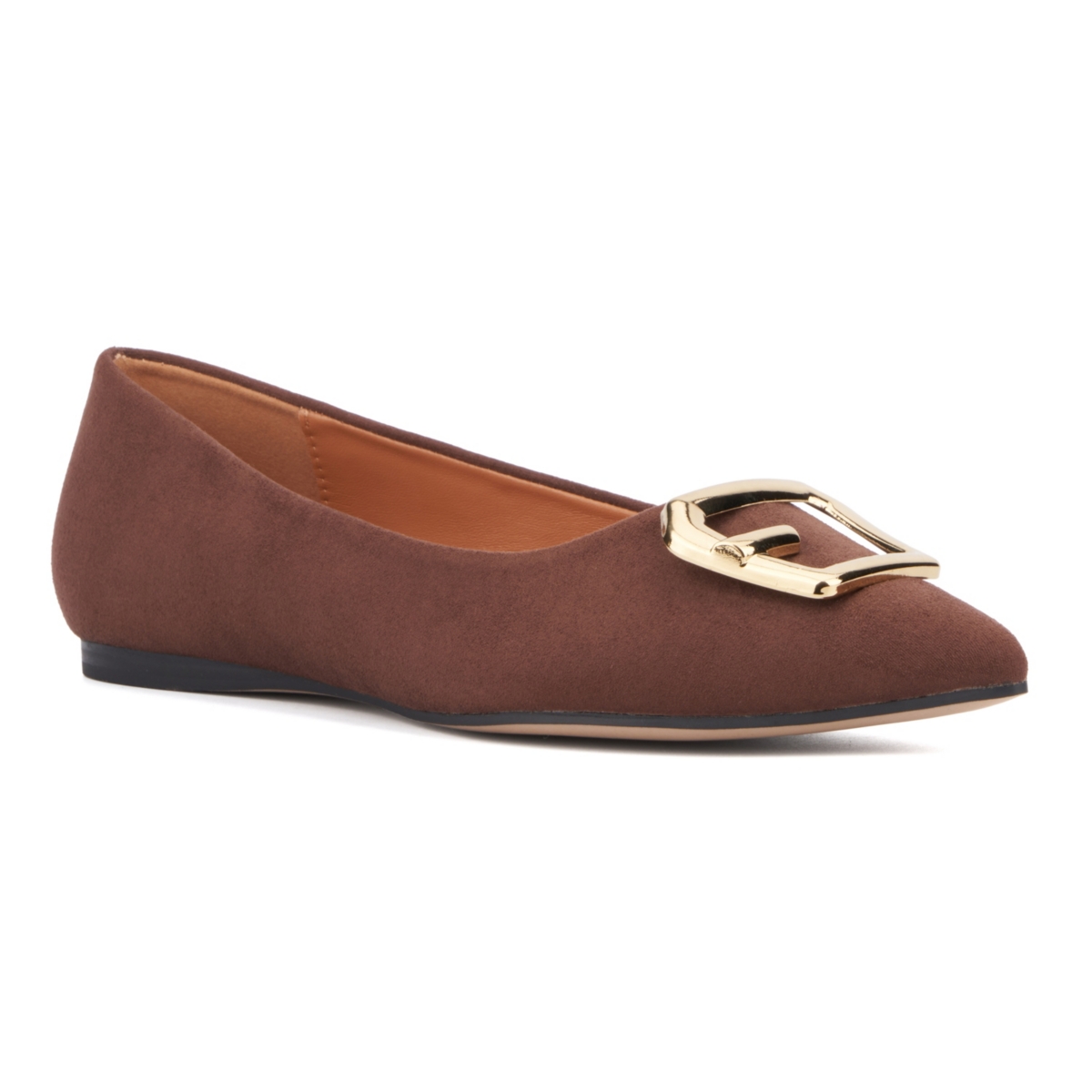 Women's Hartwell Buckle Detail Ballet Flat - Taupe