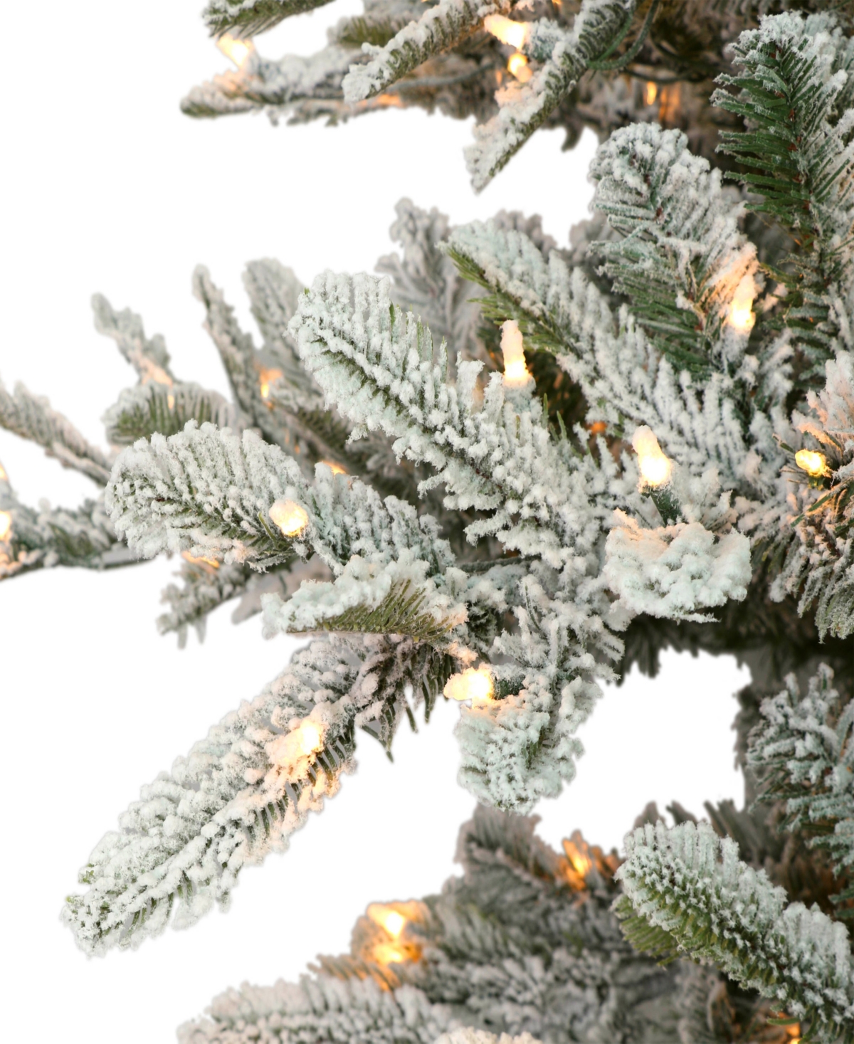 Puleo Pre-lit Artificial Fir Tree 9 Ft In Green