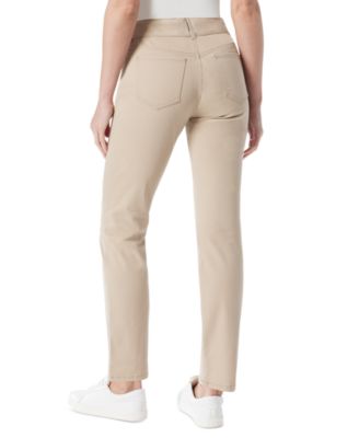 Women's Shape Effect Pull-On Straight-Leg Jeans