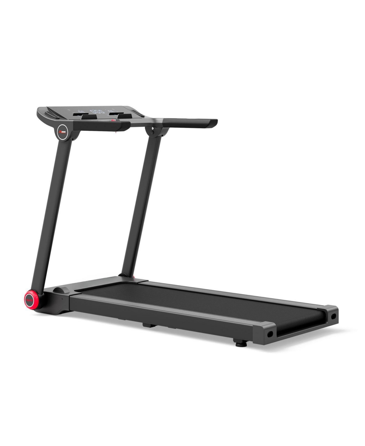 3.75HP Folding Treadmill with App and 12 Preset Programs - Black