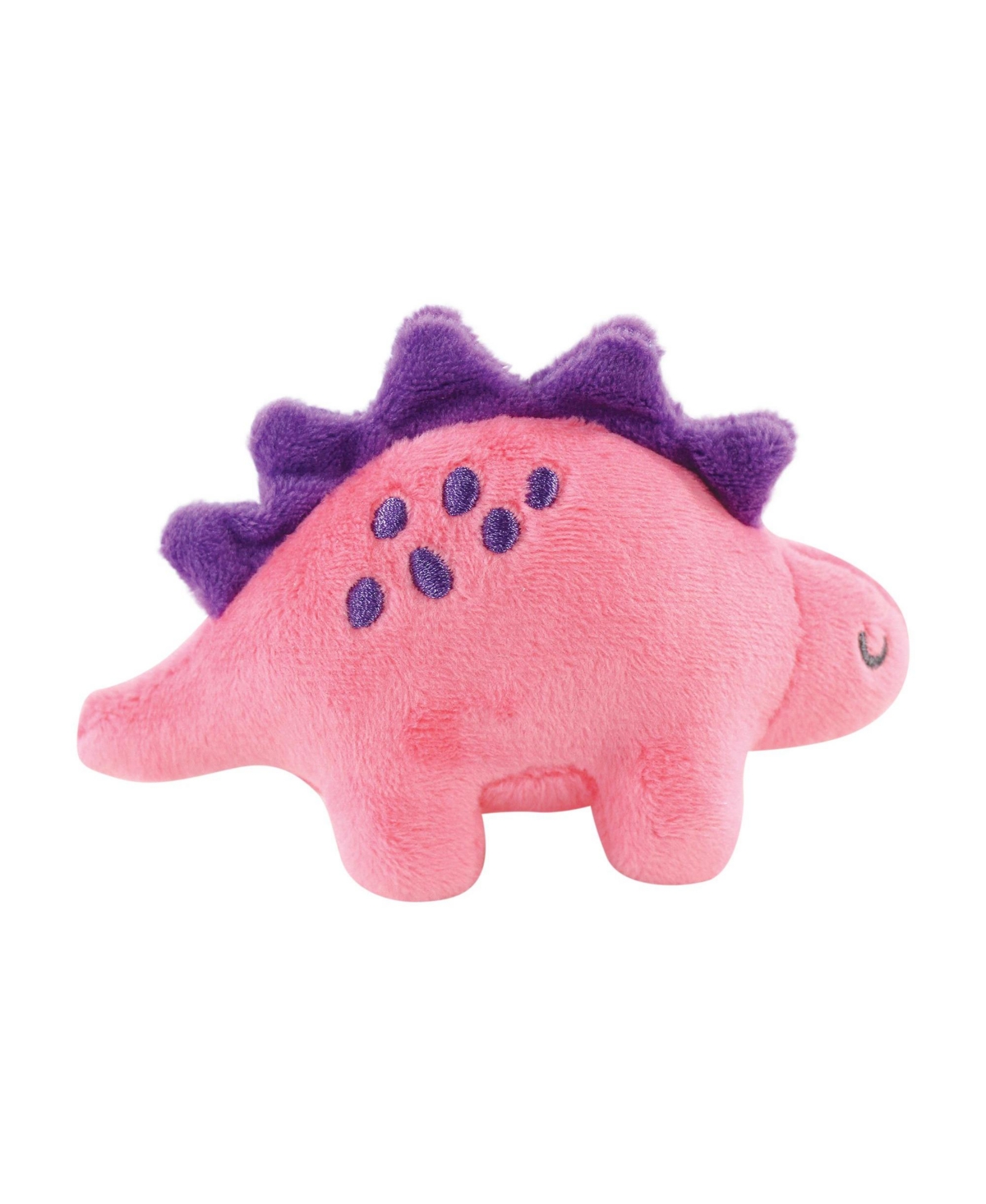 Luvable Friends Dog Squeaky Plush Dog Mini Toy Set, One Size - Pink dinosaurs