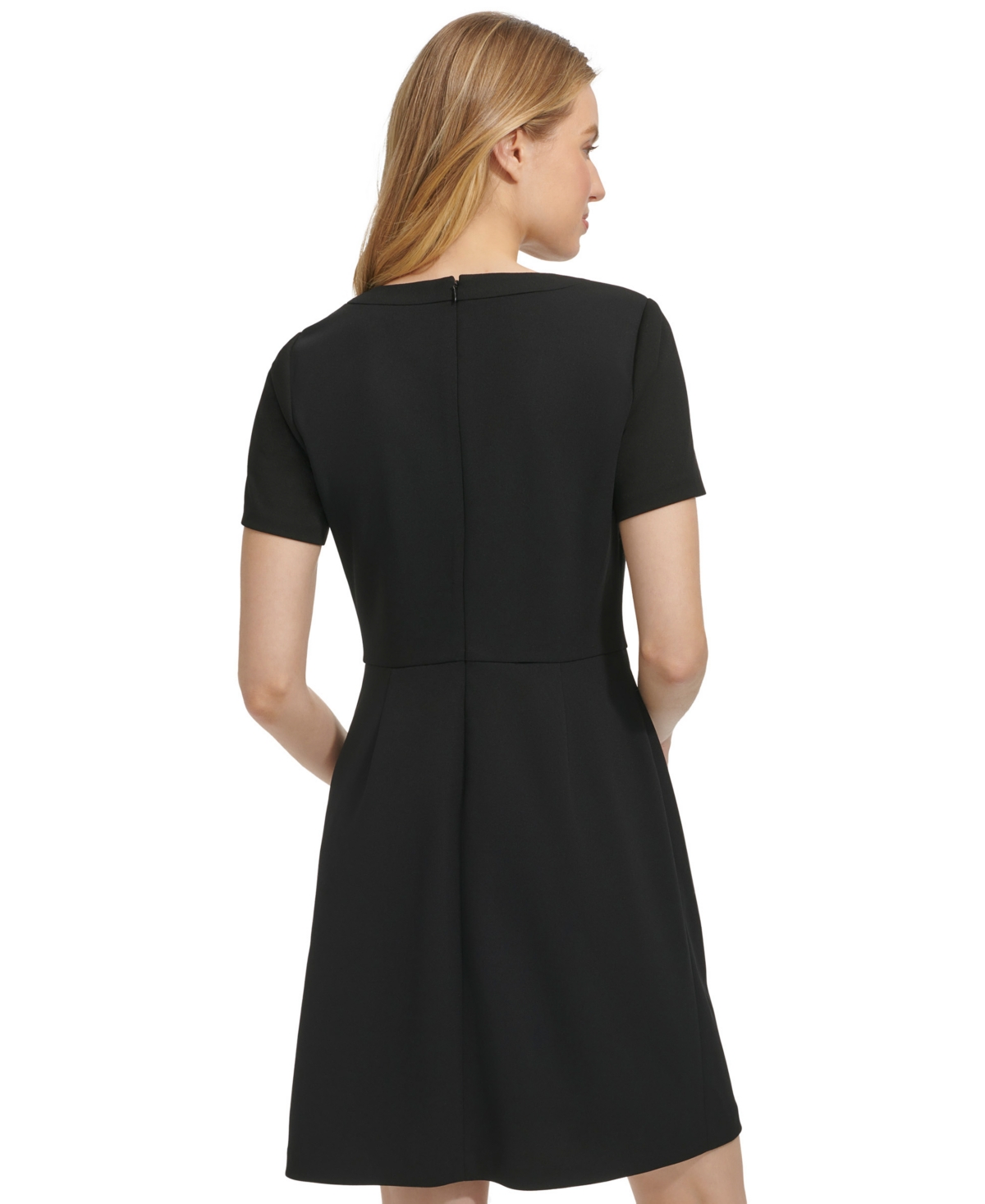 Tommy Hilfiger Women's Split-Neck Beaded-Pocket Dress