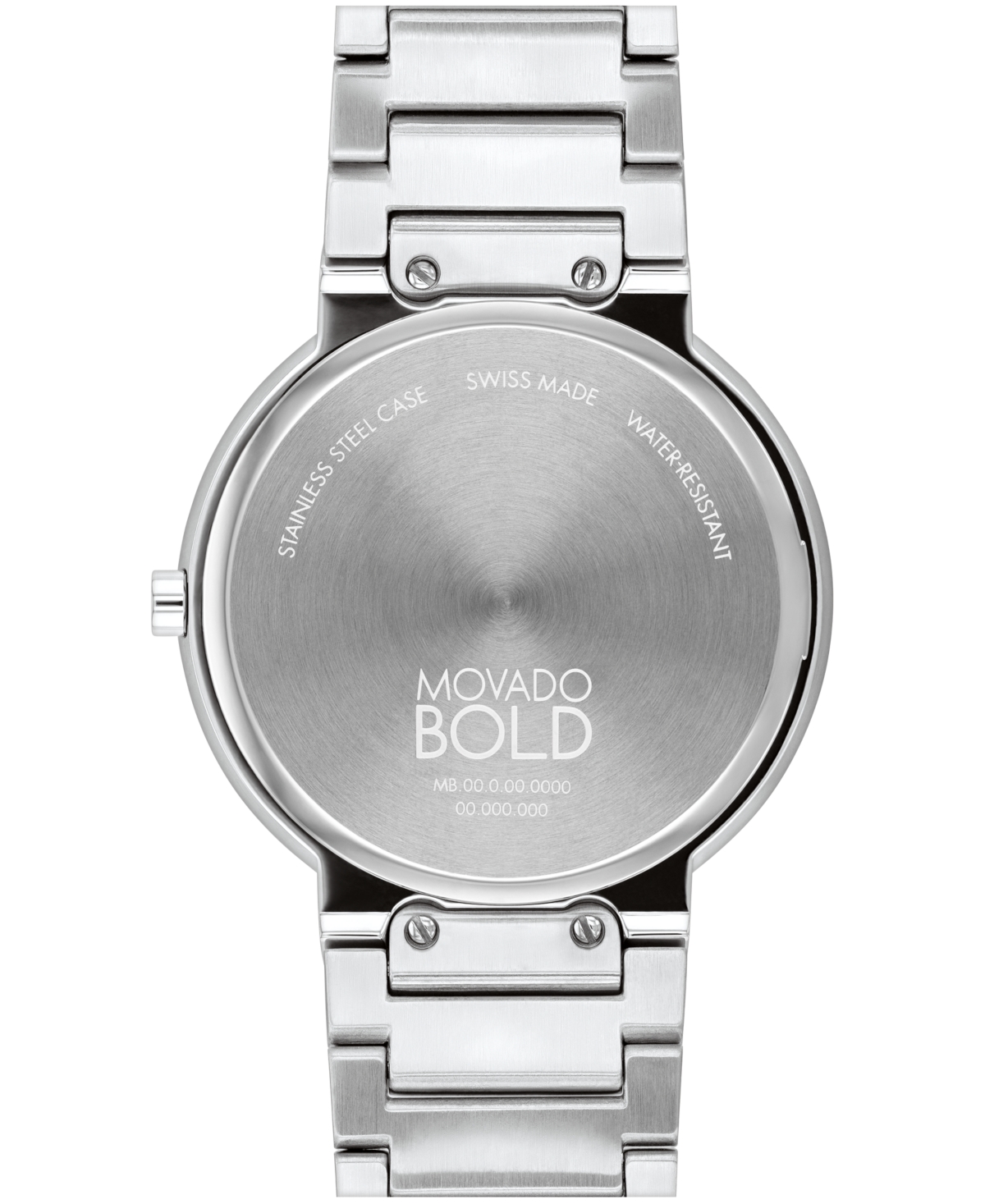 Movado Men's Bold Horizon Swiss Quartz Stainless Steel Watch 40mm - Silver-tone