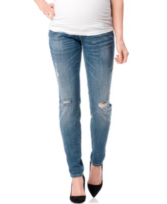 indigo blue maternity jeans macys