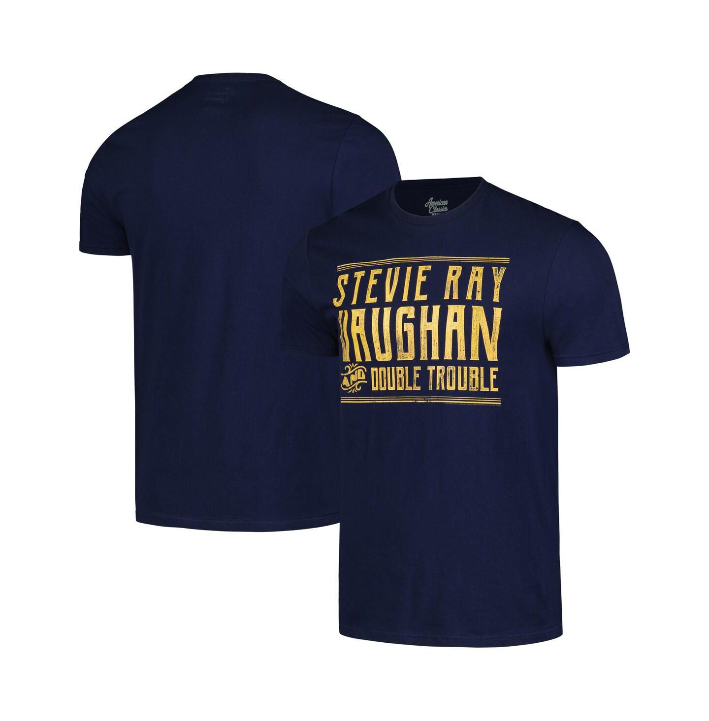 Футболка American Classics Navy Stevie Ray Vaughan Double Trouble Graphic — фото 1