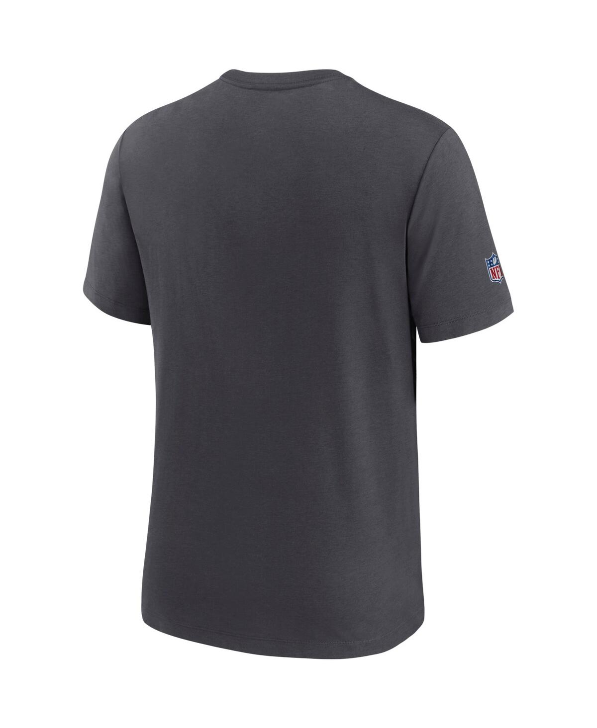 Nike Men'sSeattle Seahawks Nfl Crucial Catch Performance T-Shirt - Charcoal