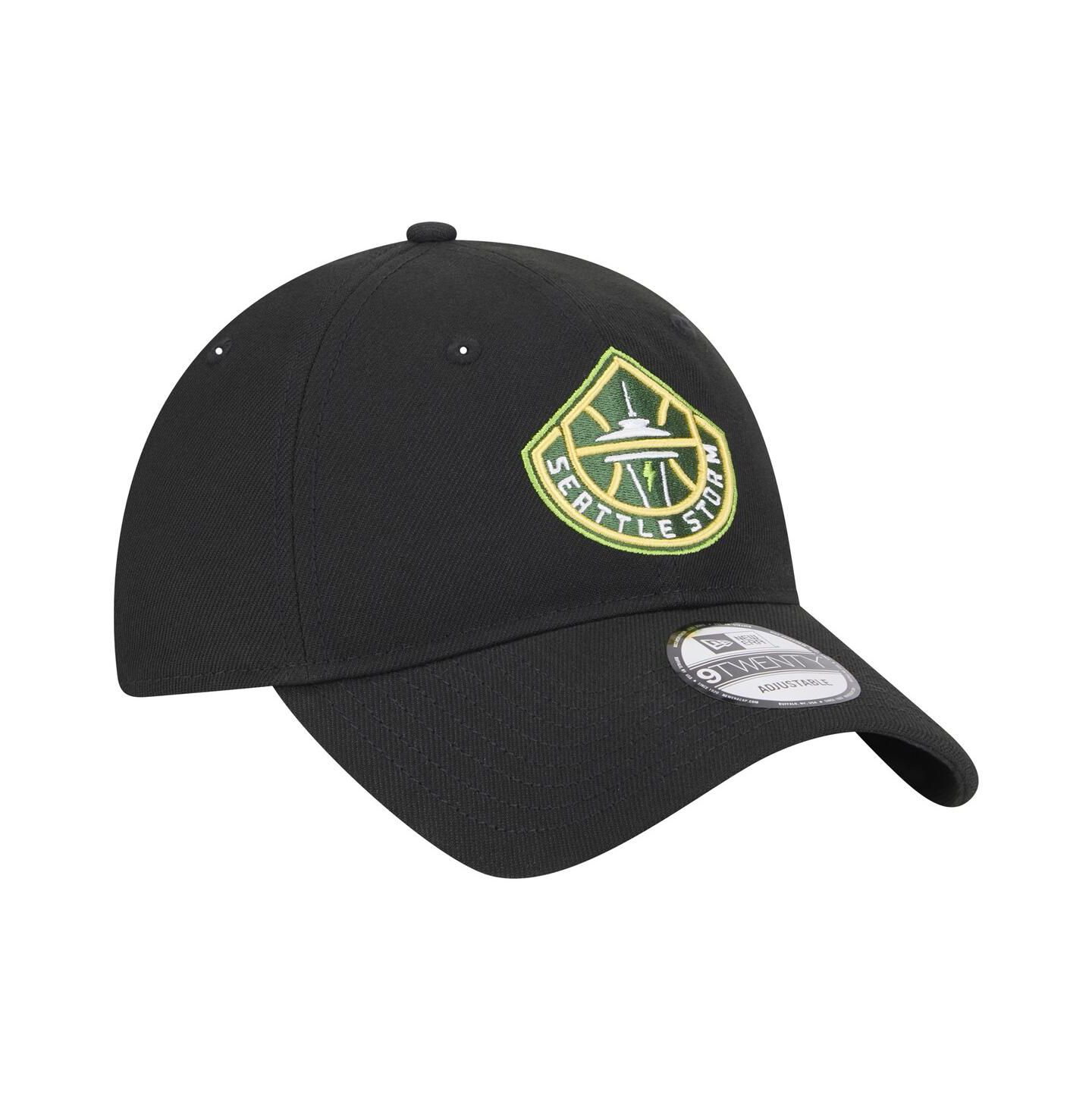 Кепка New Era Black Seattle Storm Core Logo 9TWENTY Adjustable Hat — фото 2