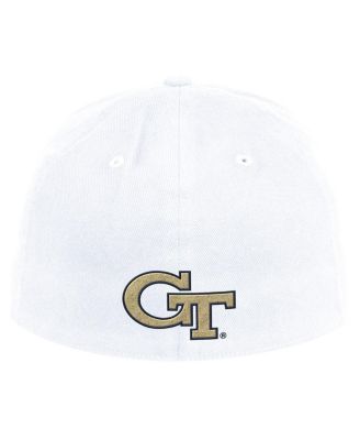 Men's White Georgia Tech Yellow Jackets Chant Flex Hat