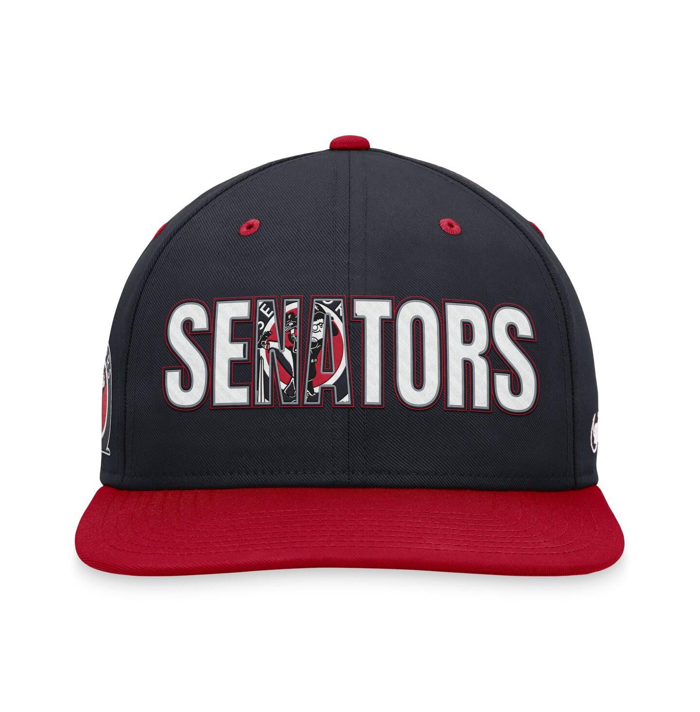 Мужская кепка Nike Navy Washington Senators Cooperstown Collection Pro Snapback Hat — фото 4