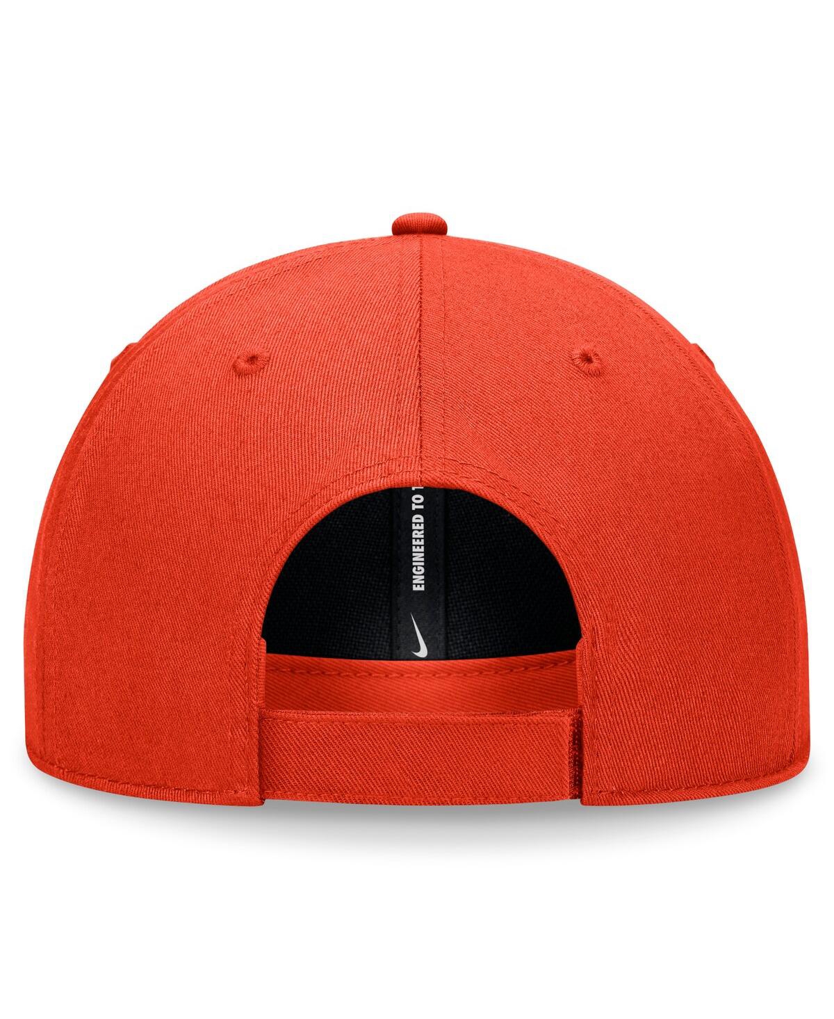 Nike Orange Houston Astros Evergreen Club Adjustable Hat In Orange