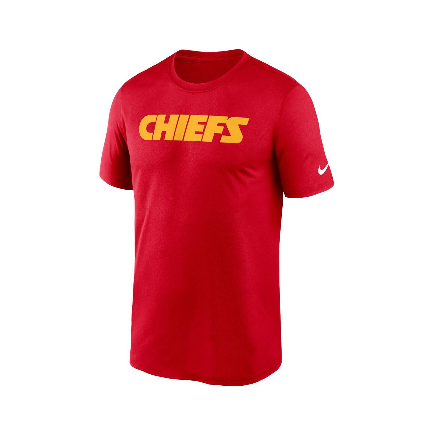 Мужская футболка Nike Red Kansas City Chiefs Primetime Legend Wordmark Performance — фото 2