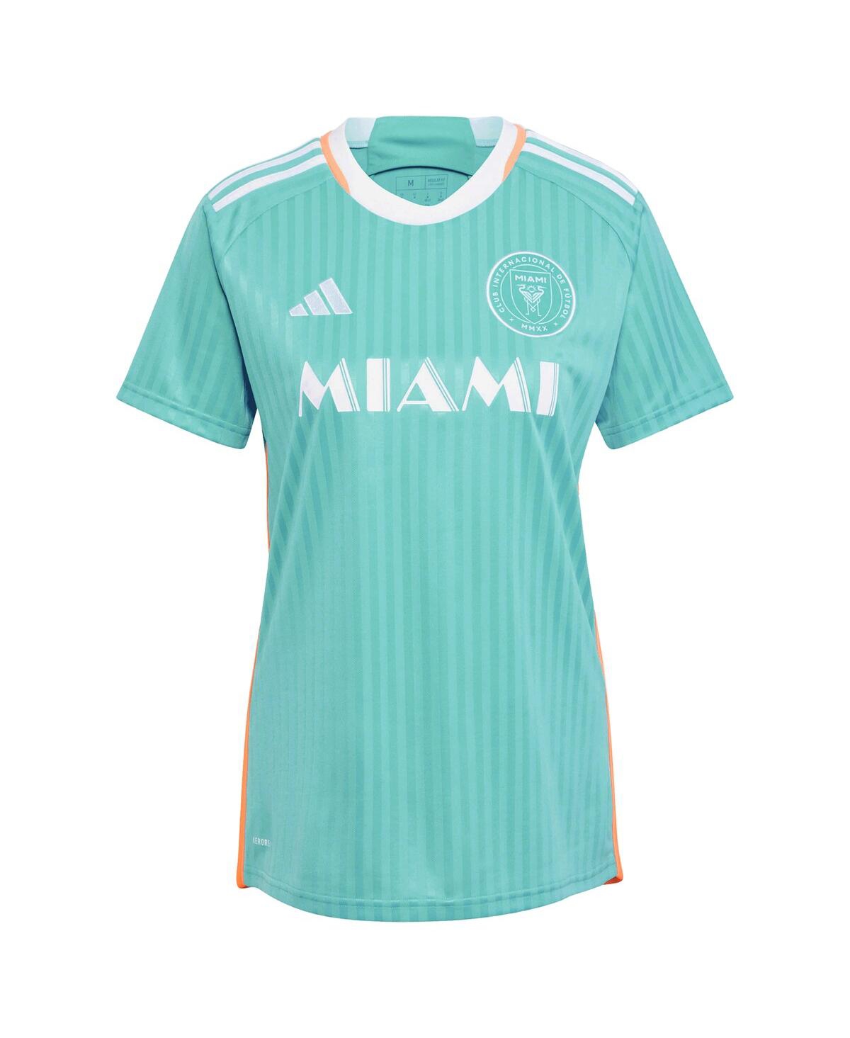Adidas Women's Lionel MessiInter Miami Cf 2024 Archive Replica Player Jersey - Aqua
