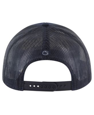 Men's Navy Penn State Nittany Lions Garner Trucker Adjustable Hat