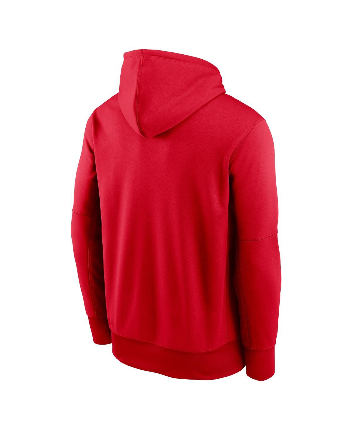 Nike Men'sKansas City Chiefs Performance Pullover Hoodie - Red
