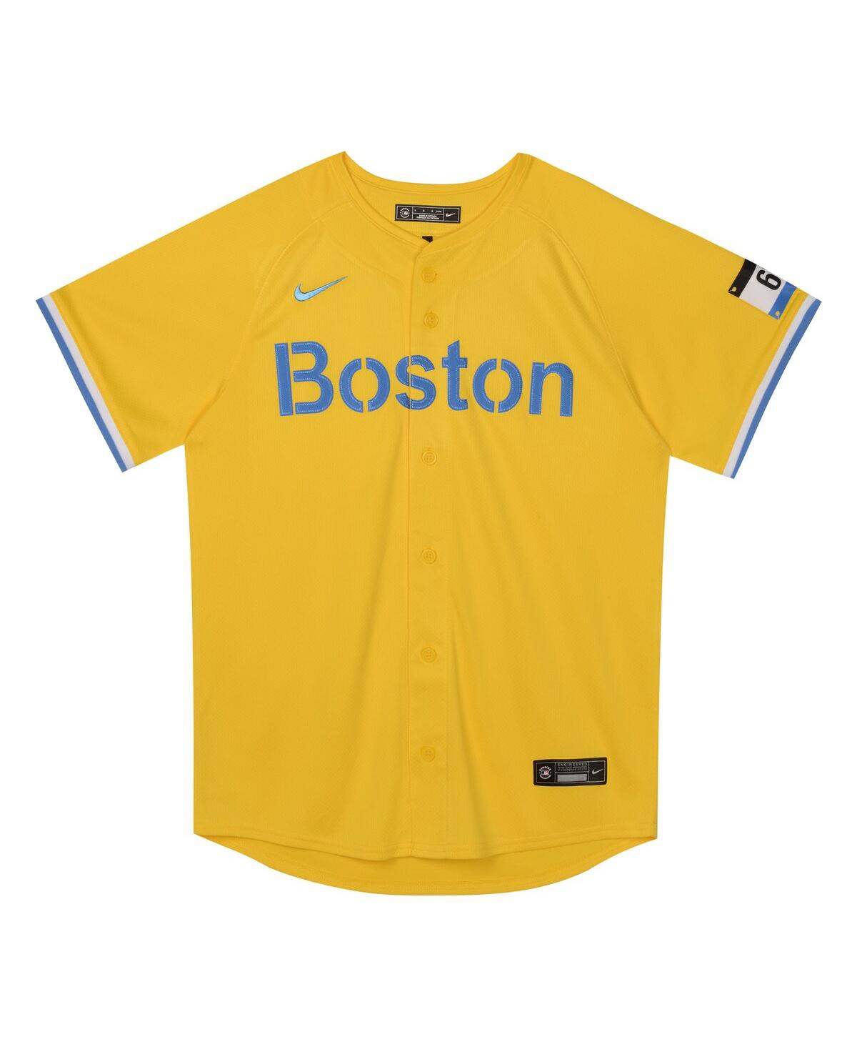 Nike Preschool Rafael DeversBoston Red Sox City Connect Limited Player Jersey - Gold