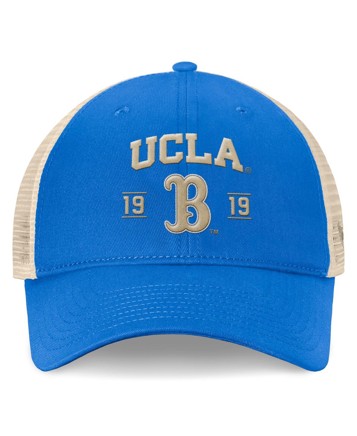 Top of the World Men'sUcla Bruins Heritage Waylon Trucker Adjustable Hat - Blue, Natural