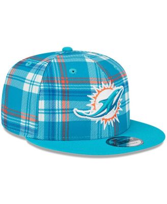 Men's Aqua Miami Dolphins 2024 Sideline Statement 9FIFTY Snapback Hat