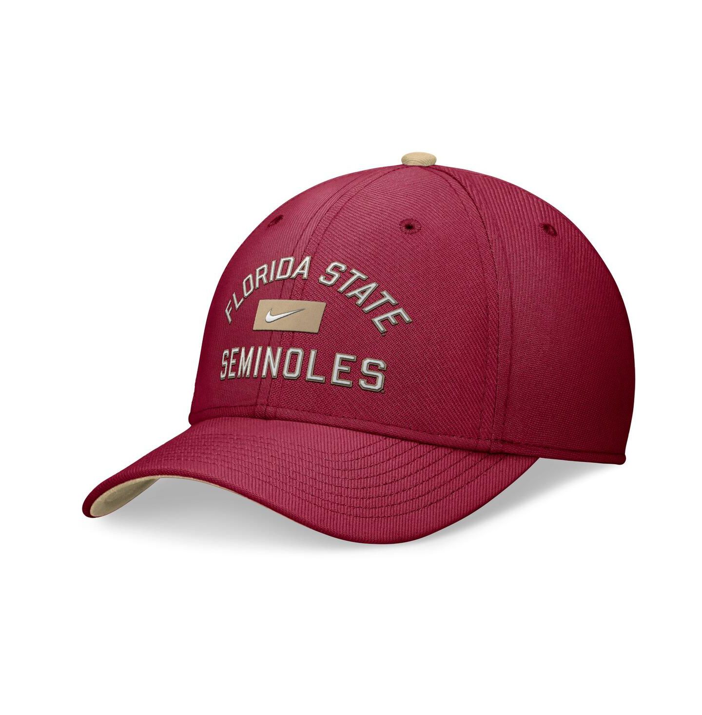 Мужская кепка Nike Garnet Florida State Seminoles Primetime Swoosh Flex Hat — фото 3