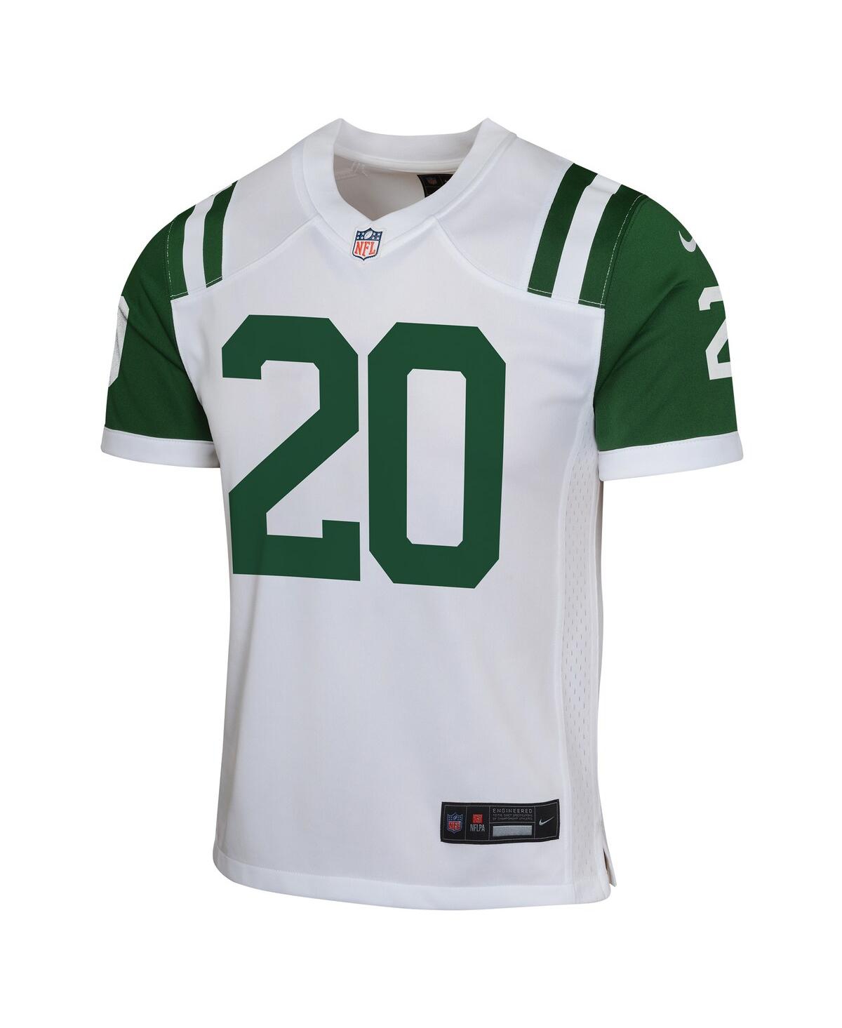 Nike Big Boys and Girls Breece HallNew York Jets Classic Alternate Game Jersey - White