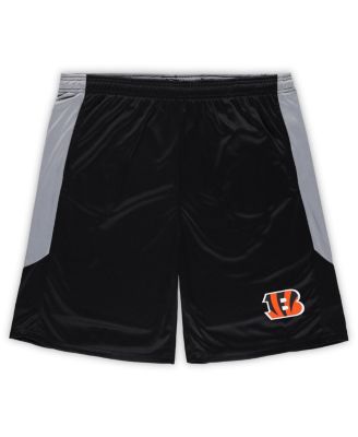 Men's Black Cincinnati Bengals Big Tall Team Logo Shorts