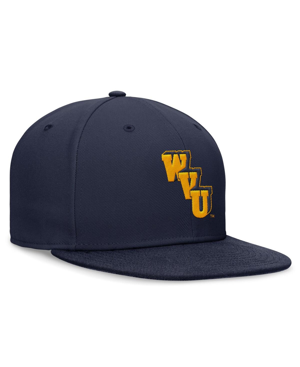 Nike Men's Navy West Virginia Mountaineers Legacy True Fitted Hat In Navy