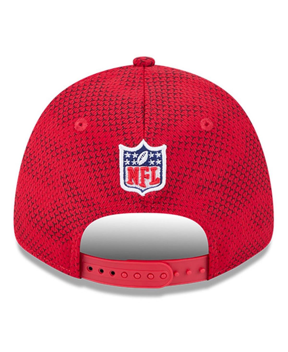New Era Men's Scarlet San Francisco 49ers 2024 Sideline 9forty Stretch-snap Hat In Scarlet