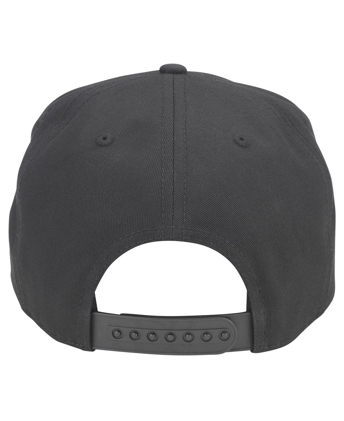 AMERICAN NEEDLE MEN'S BLACK ROLLING STONES CLUB CAPTAIN HAT 