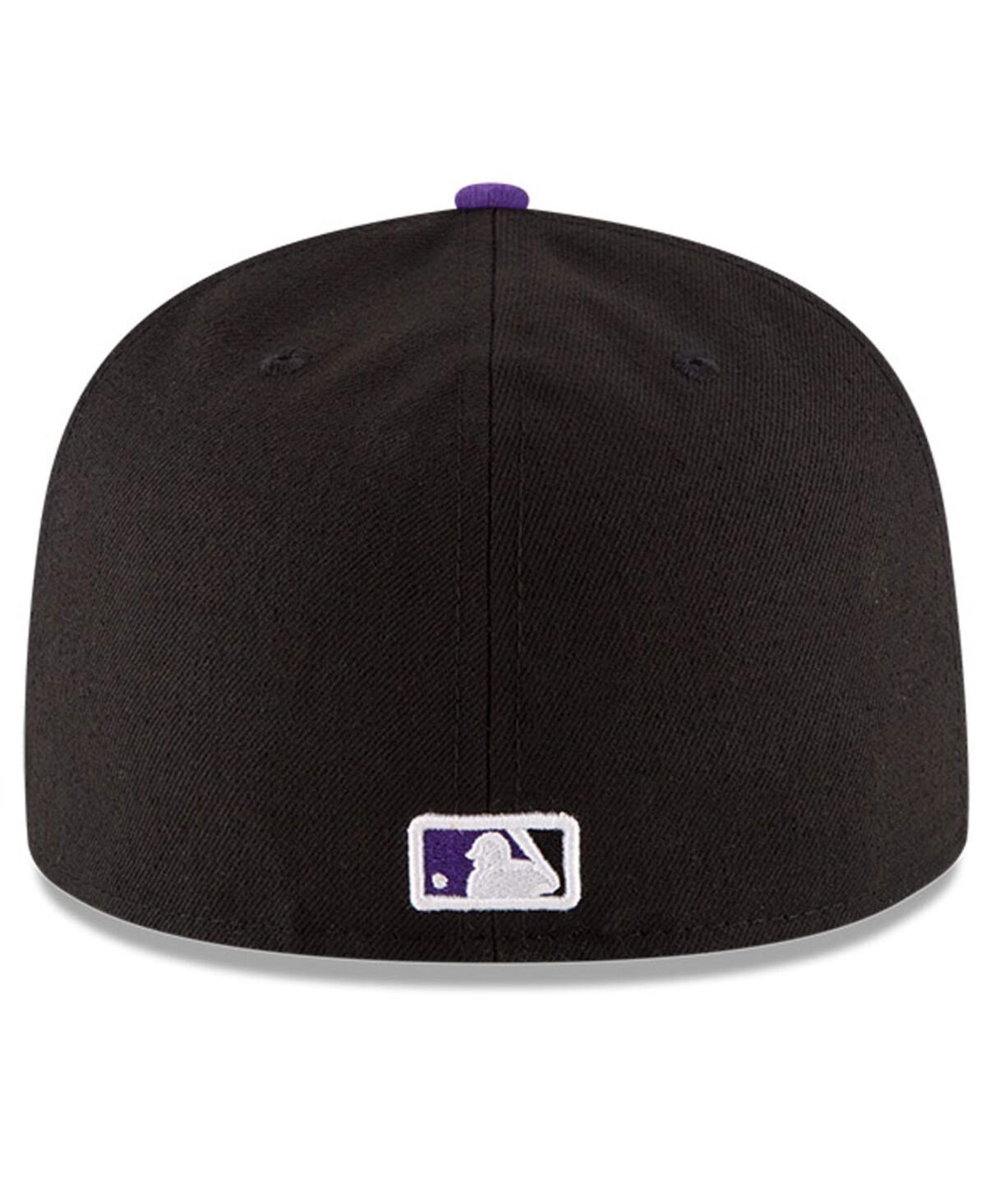 New Era Men'sColorado Rockies National Baseball Hall of Fame 59FIFTY Fitted Hat - Black
