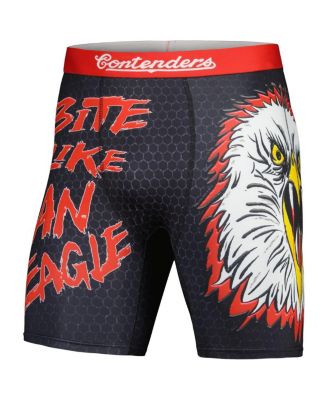 Men's Black Cobra Kai Eagle Fang Karate Boxer Briefs