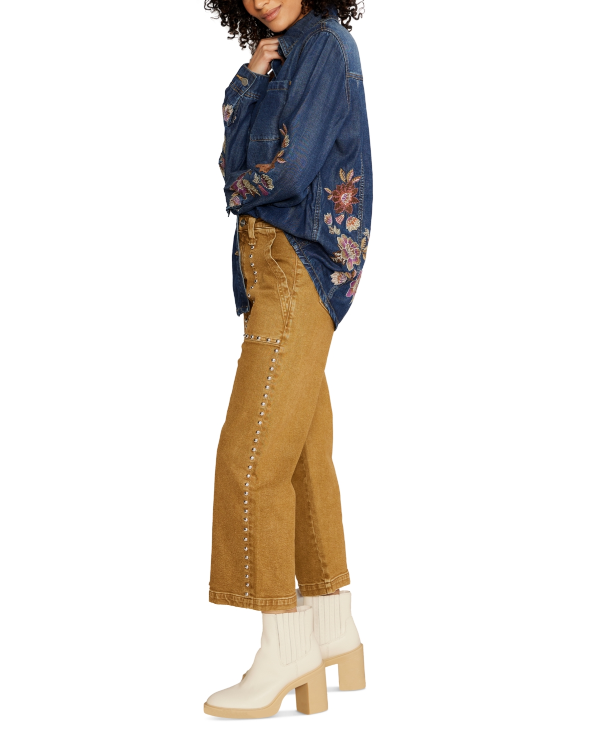 Driftwood Women's Dakota Embroidered Chambray Shirt