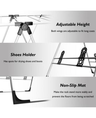 Portable Laundry Clothes Storage Drying Rack