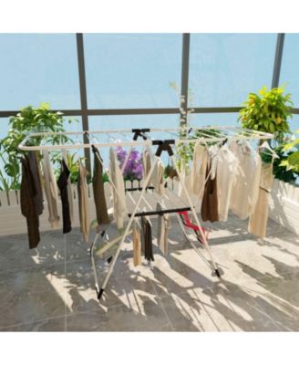 Portable Laundry Clothes Storage Drying Rack