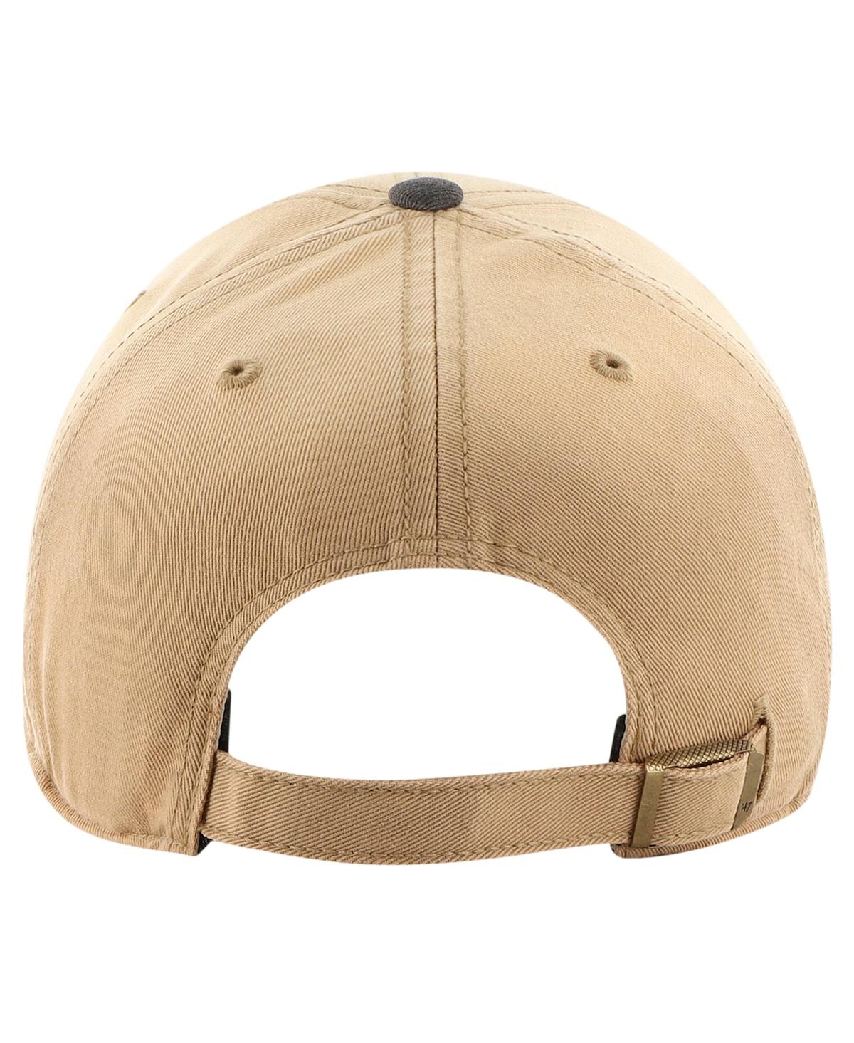 47 Brand Men's Khaki/black Cincinnati Bengals Dusted Sedgwick Mvp Adjustable Hat In Khaki,black