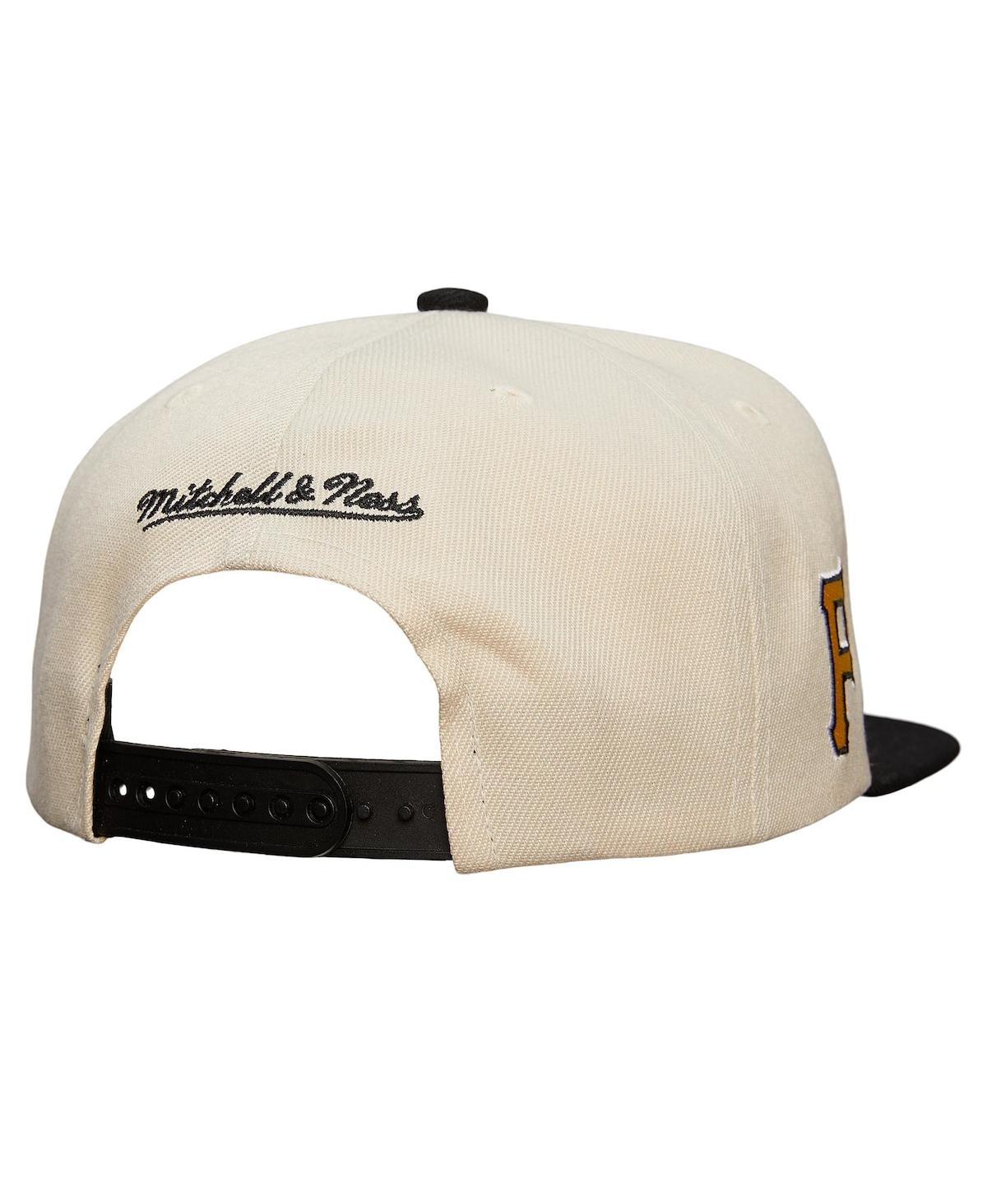 Mitchell & Ness Men's Cream Pittsburgh Pirates Cooperstown Collection Speed Zone Snapback Hat In Cream