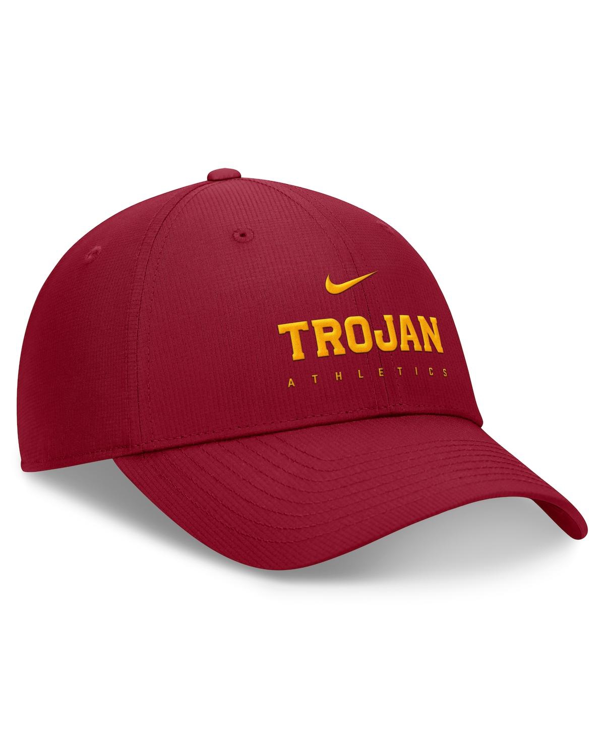 Nike Men's Usc Trojans 2024/25 On-field Club Performance Adjustable Hat In Cardinal