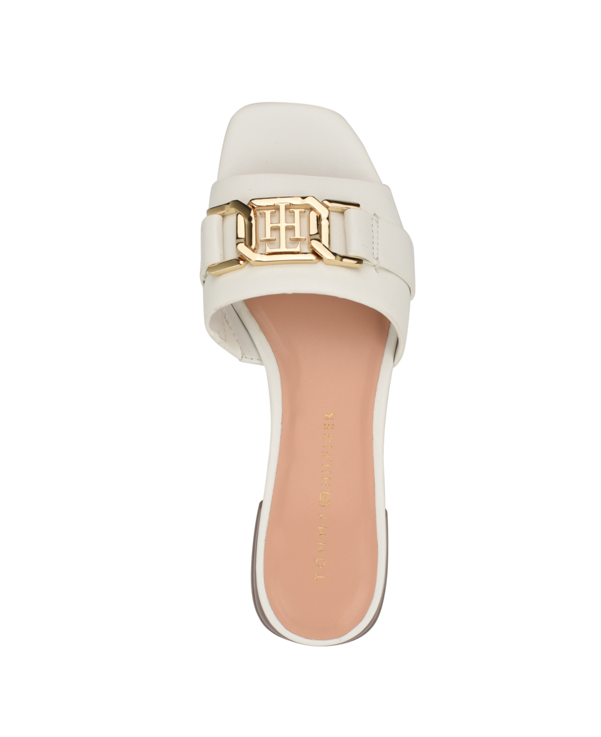 TOMMY HILFIGER WOMEN'S MELIEI BLOCK HEEL SLIDE SANDALS 