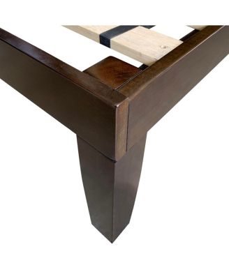 14'' Full Size Wooden Platform Bed Frame w/ Strong Slat Support Espresso