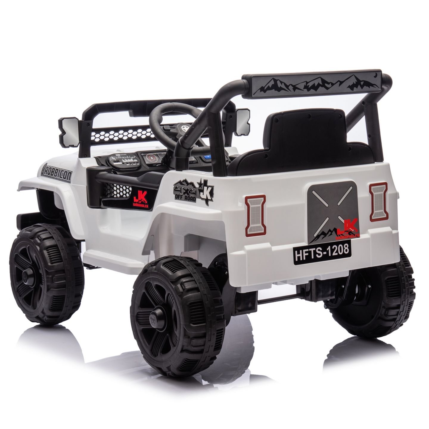 Детская игрушка Streamdale Furniture Electric Ride-On Truck 12V with Parent Control, 3–7 лет, цвет: Белый — фото 10
