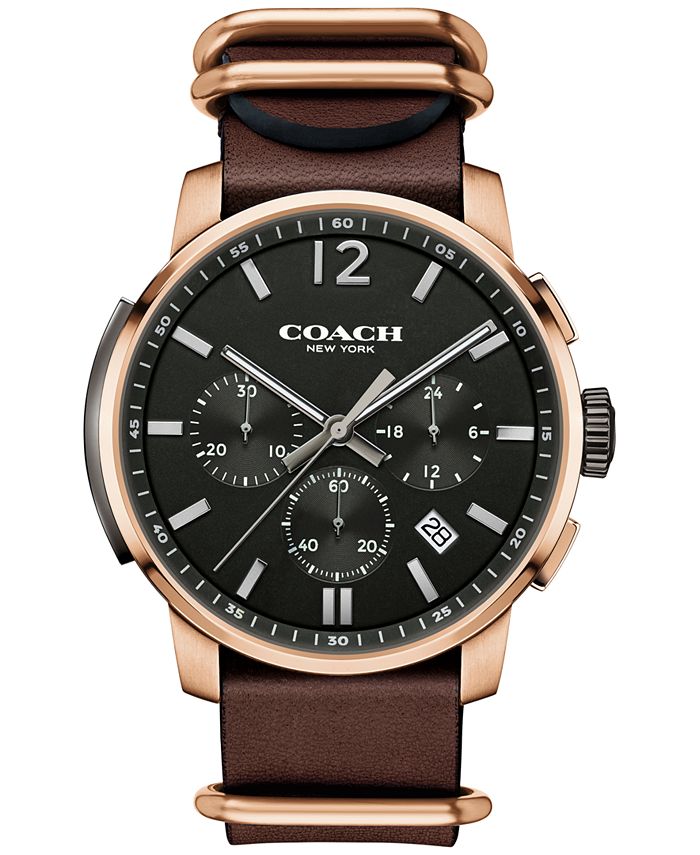 Coach men's cheap bleecker watch