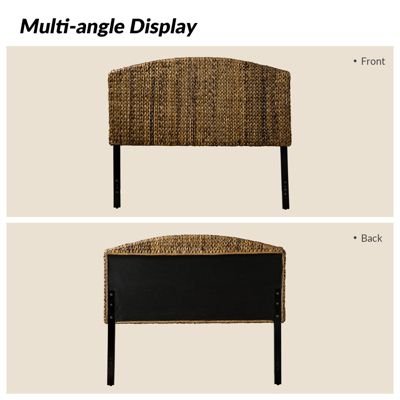 Evita Deverson Tropical Rattan qQueen Headboard