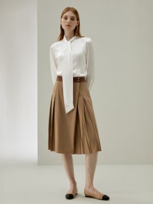 Women's Bow-tie Neck Silk Blouse