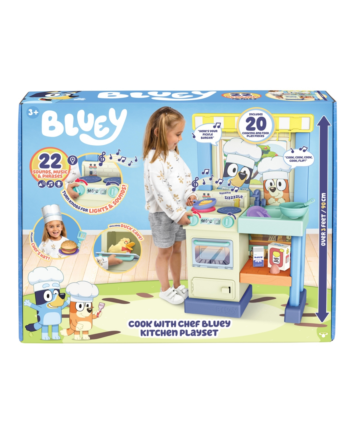 Bluey Kids' S11 Deluxe Cook And Clean Kitchen In Multi Color
