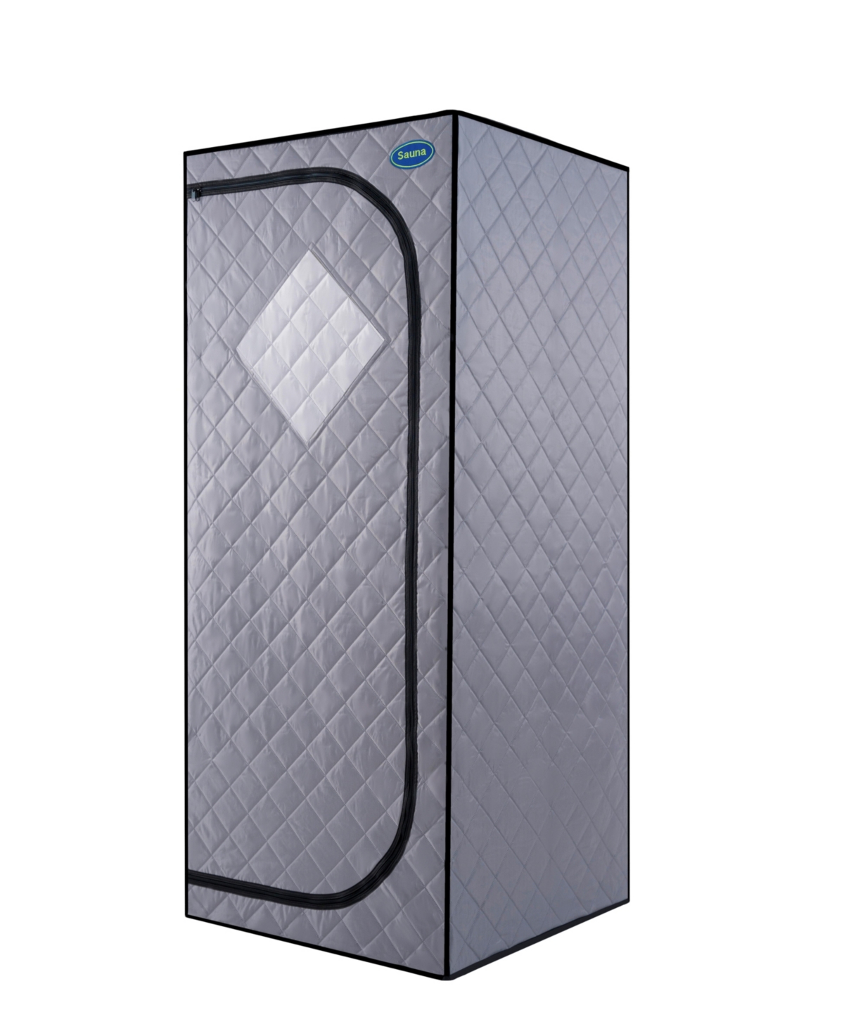 Streamdale Furniture Portable Full-Body Infrared Sauna Tent with Heating Panels, Foot Pad, Chair, Reading Light, Easy Setup, Fcc Certified - Cement gr