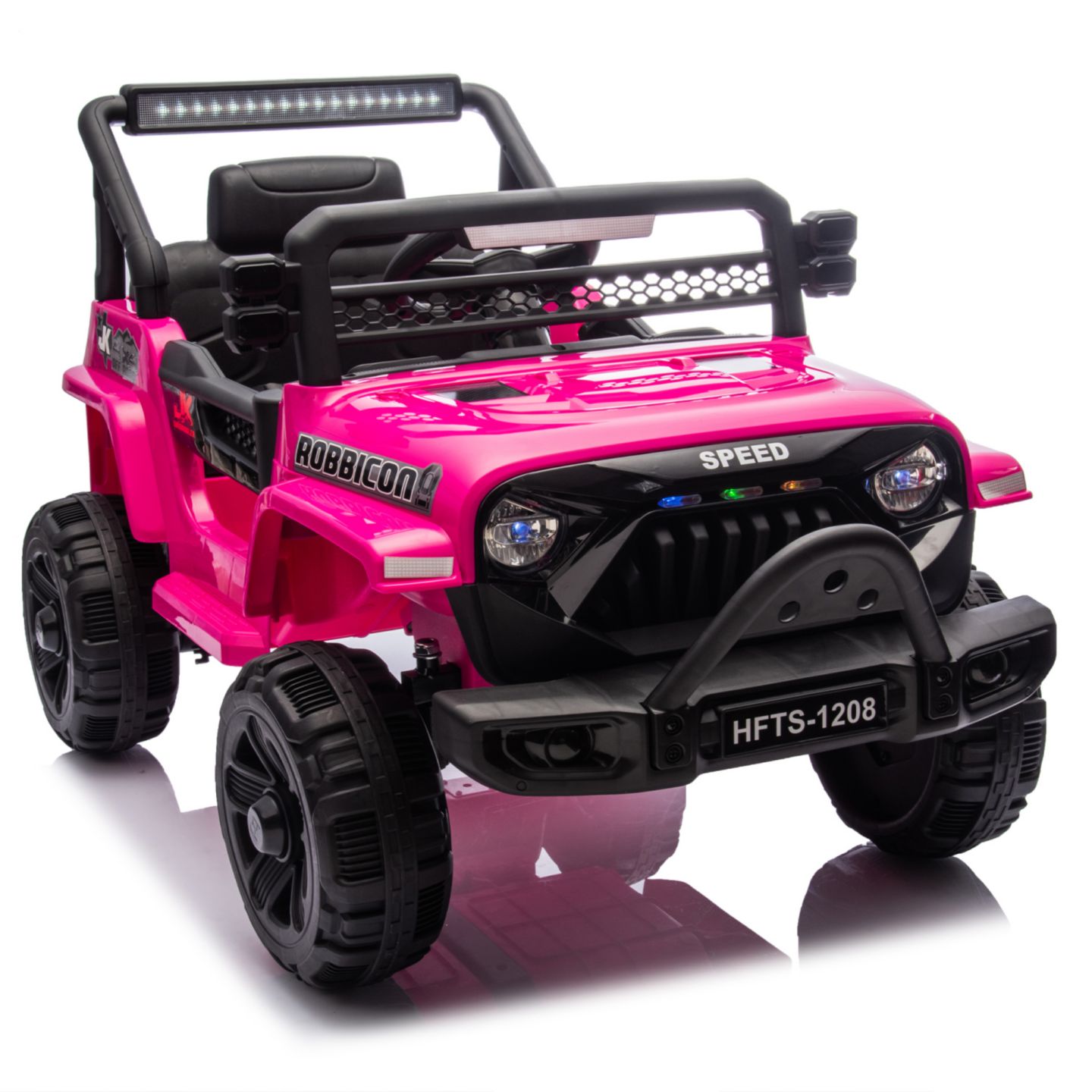 Детская игрушка Streamdale Furniture 12V Kids Electric Ride On Truck with Parental Control, 66.14 lbs Capacity, от 3 лет, цвет: Розовый — фото 2