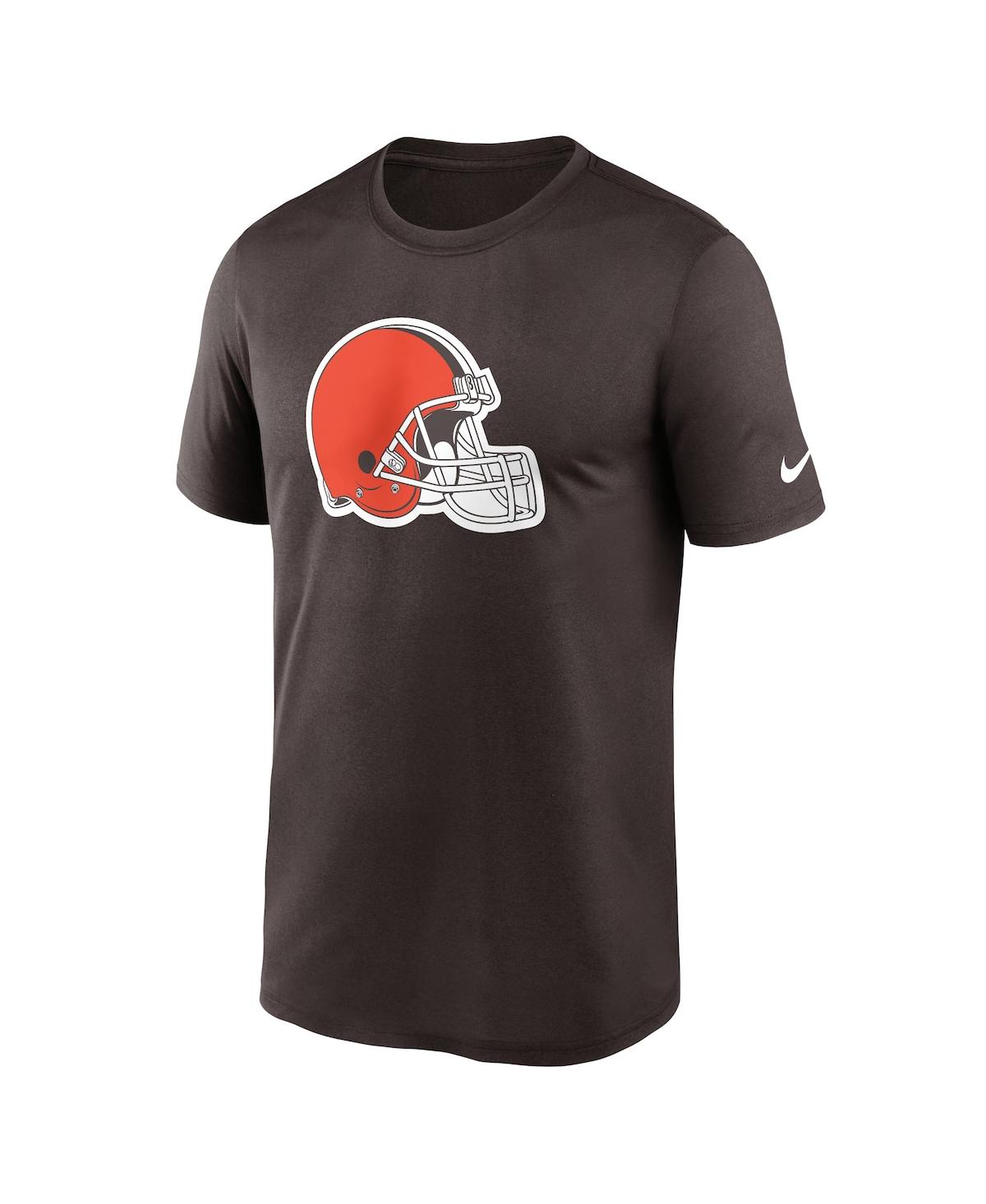 Nike Men's Cleveland Legend Logo Helmet Performance T-shirt In Orange