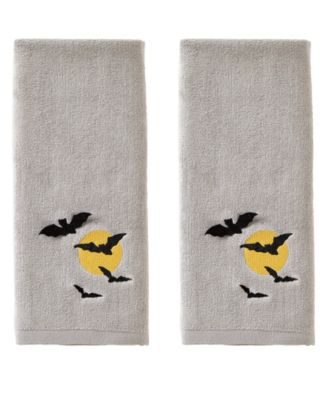 Full Moon Flight Cotton 2 Piece Hand Towel, 16" x 25"