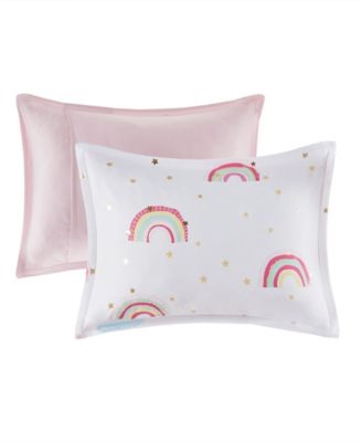 Alicia Rainbow Metallic Stars 6-Pc. Comforter Set, Twin