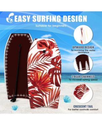 41 Inch Lightweight Surfboard With Fin EPS Core for Kids and Adults-L