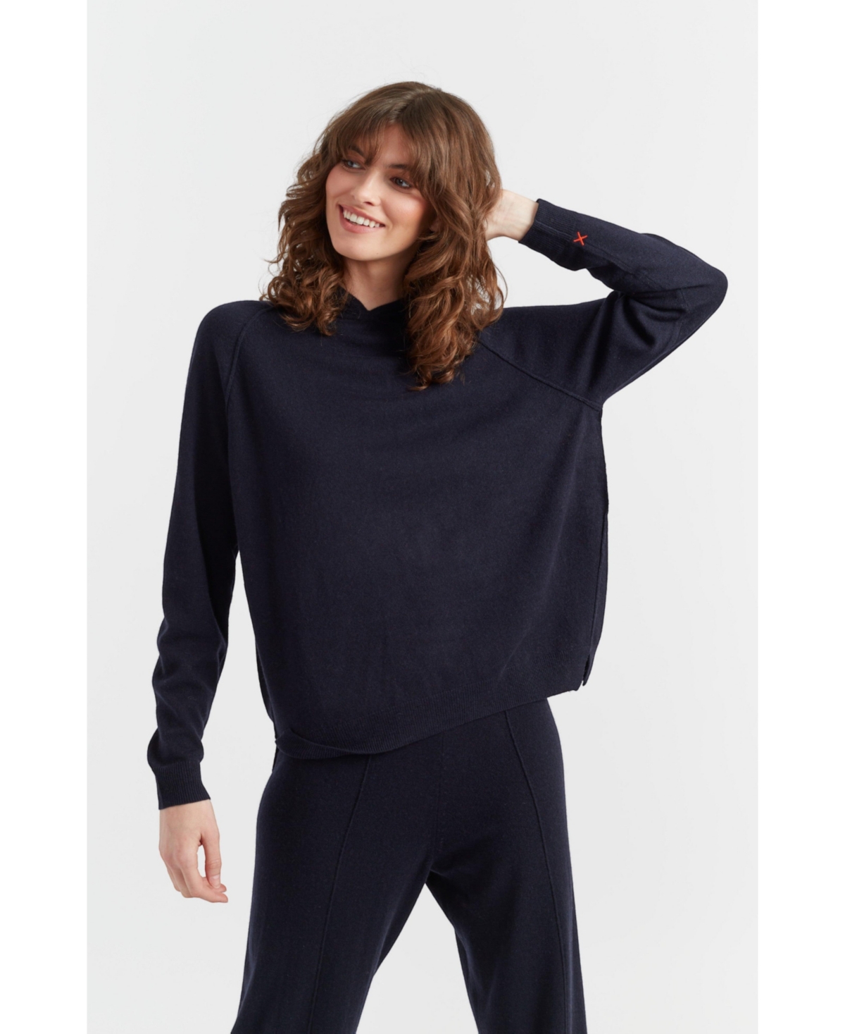 Chinti and Parker Women's Chinti & Parker Wool Cashmere Luxe Lounge Boxy Hoodie
